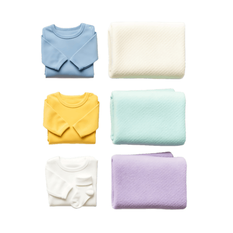 baby clothes and blankets